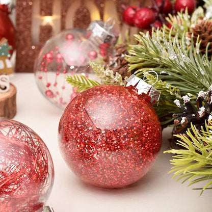 Dekorative Glitzer Weihnachtsornamente Brehn