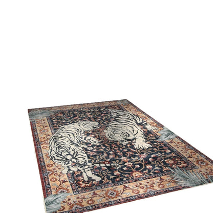 Künstlerischer Tigerprint Bereichsteppich Brehn
