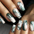 Künstliche Nail Art Kunstnägel im eleganten Marmor-Design Brehn