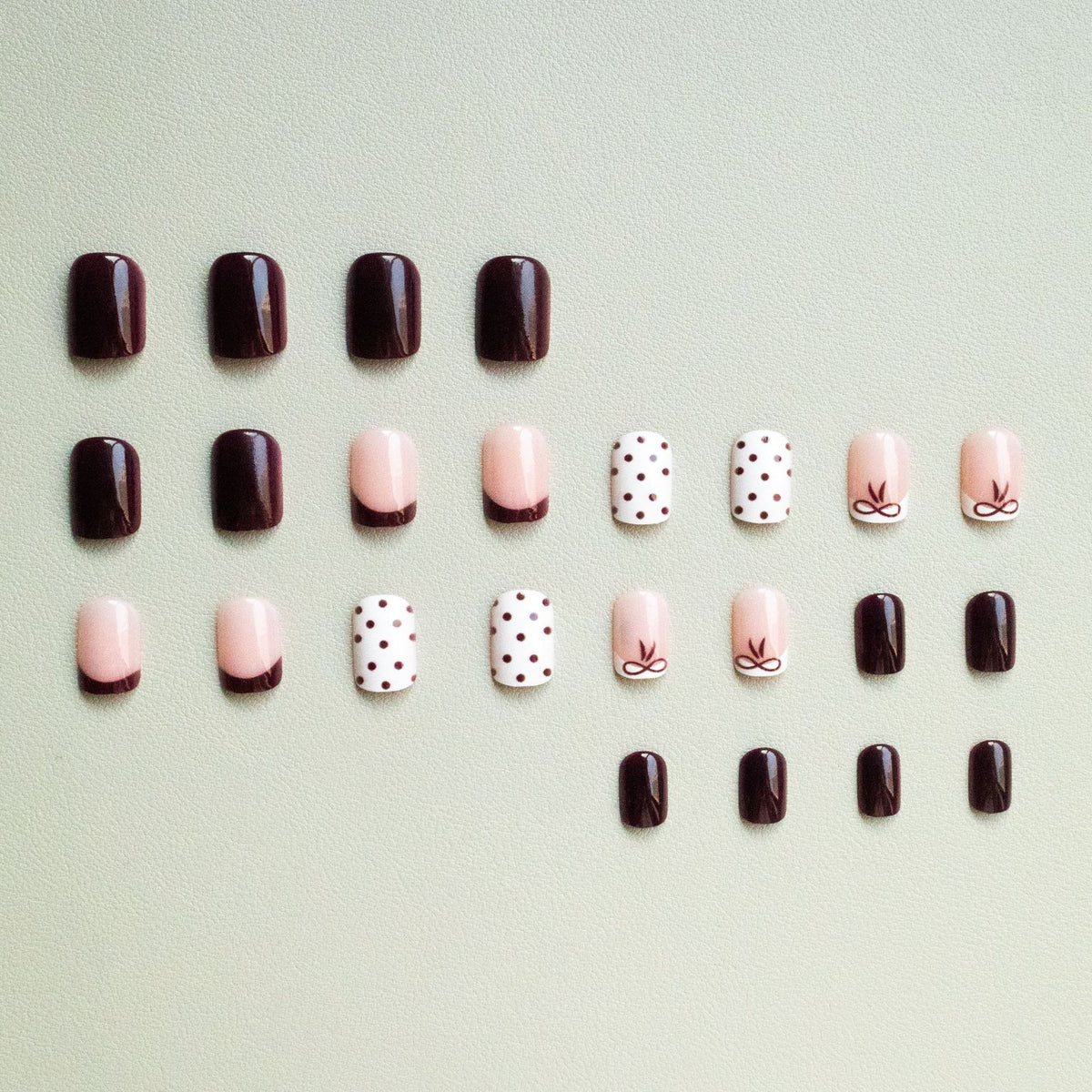 Elegantes abstraktes Nagelkunstdesign