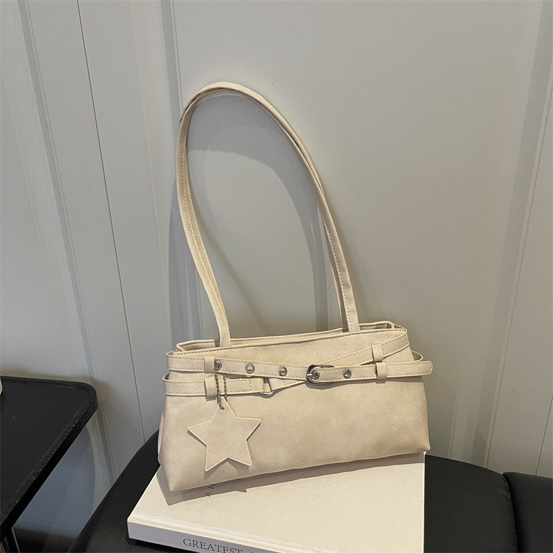 Stylische Faux Wildleder Handtasche