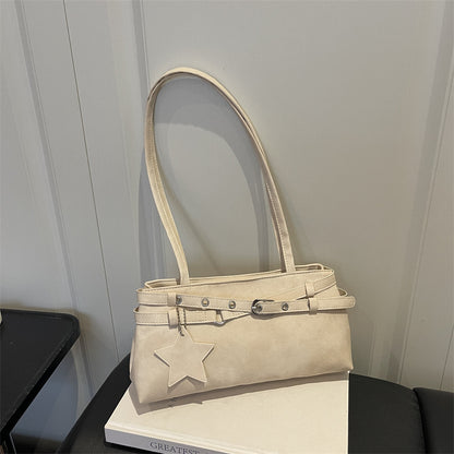 Stylische Faux Wildleder Handtasche