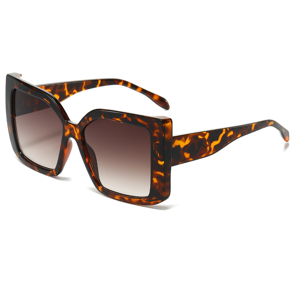 Übergroße geometrische quadratische Sonnenbrille Brehn