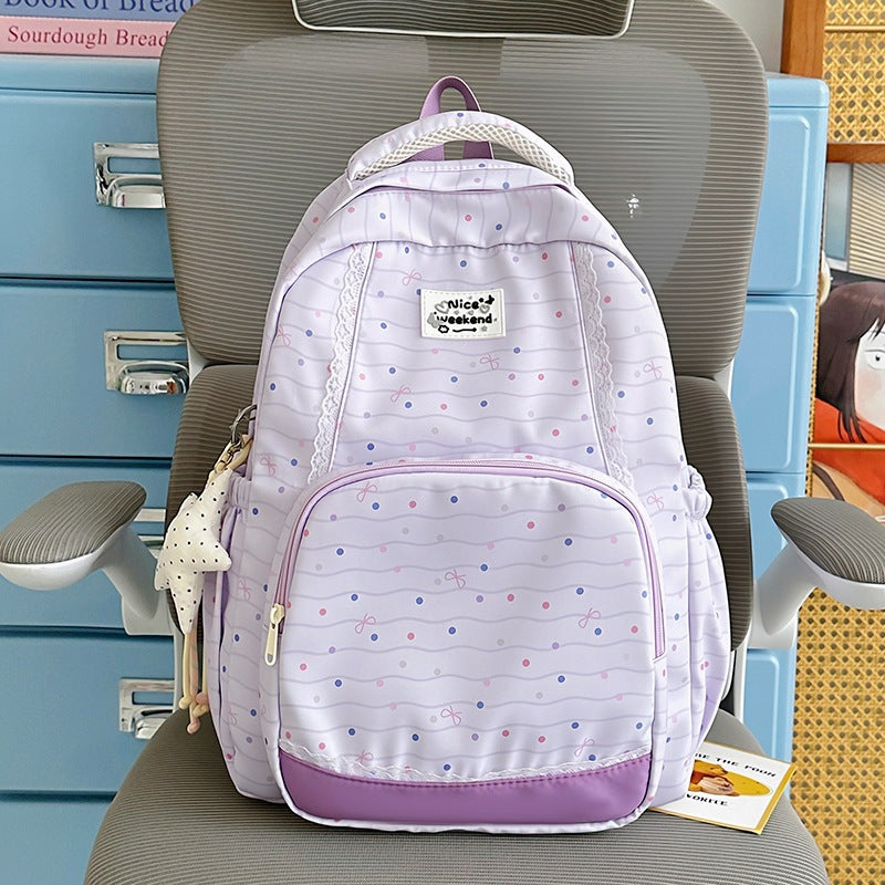 Niedlicher bedruckter Schulrucksack