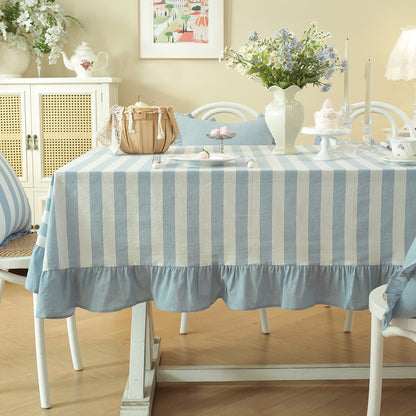 Ruffled Gestreifte Tischdecke