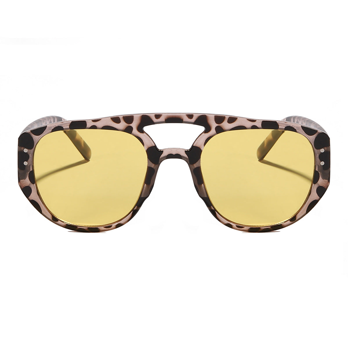 Damen oversized Sonnenbrille mit modernem, strukturiertem Rahmen Brehn