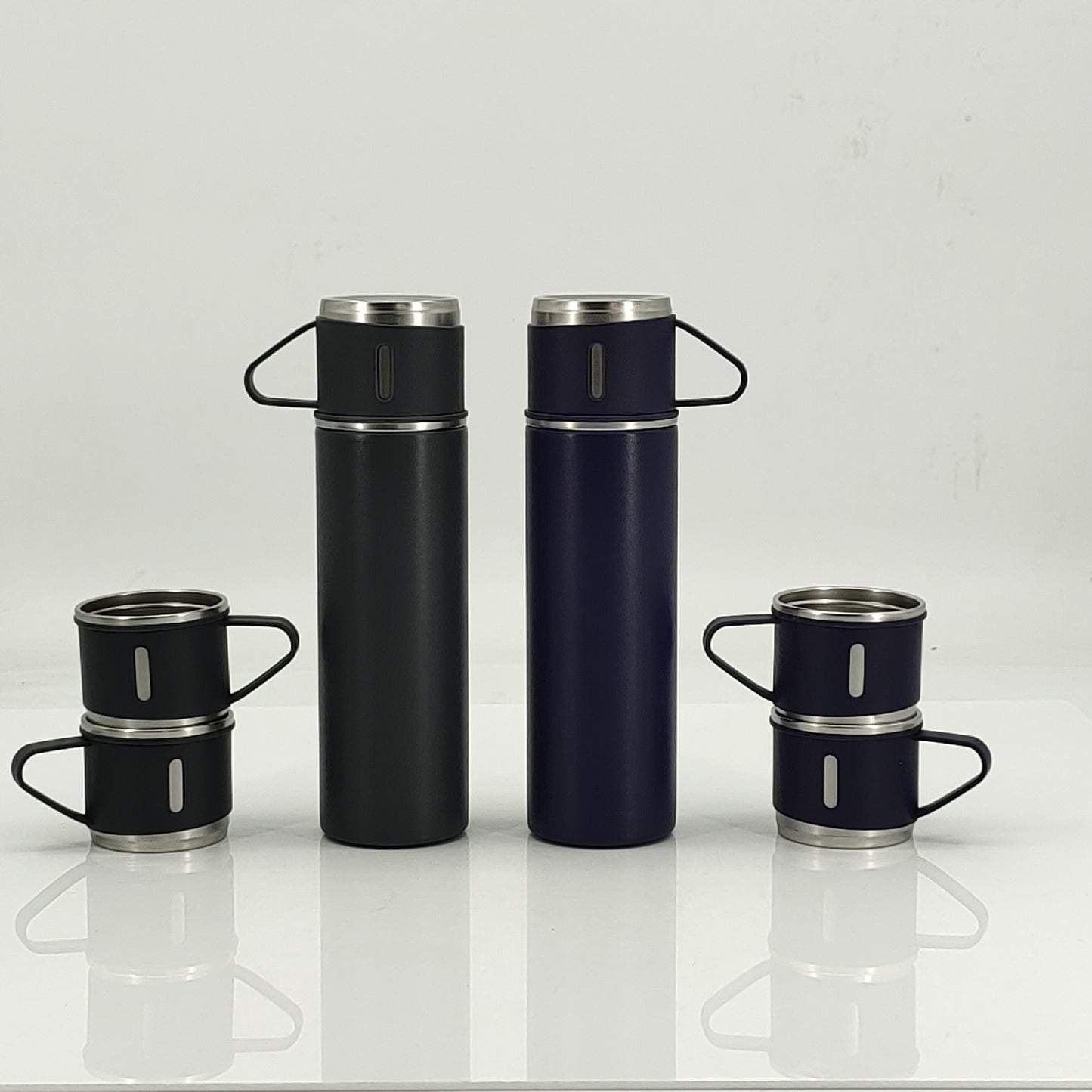 Damen Isolierflasche mit integrierten Tassen Brehn