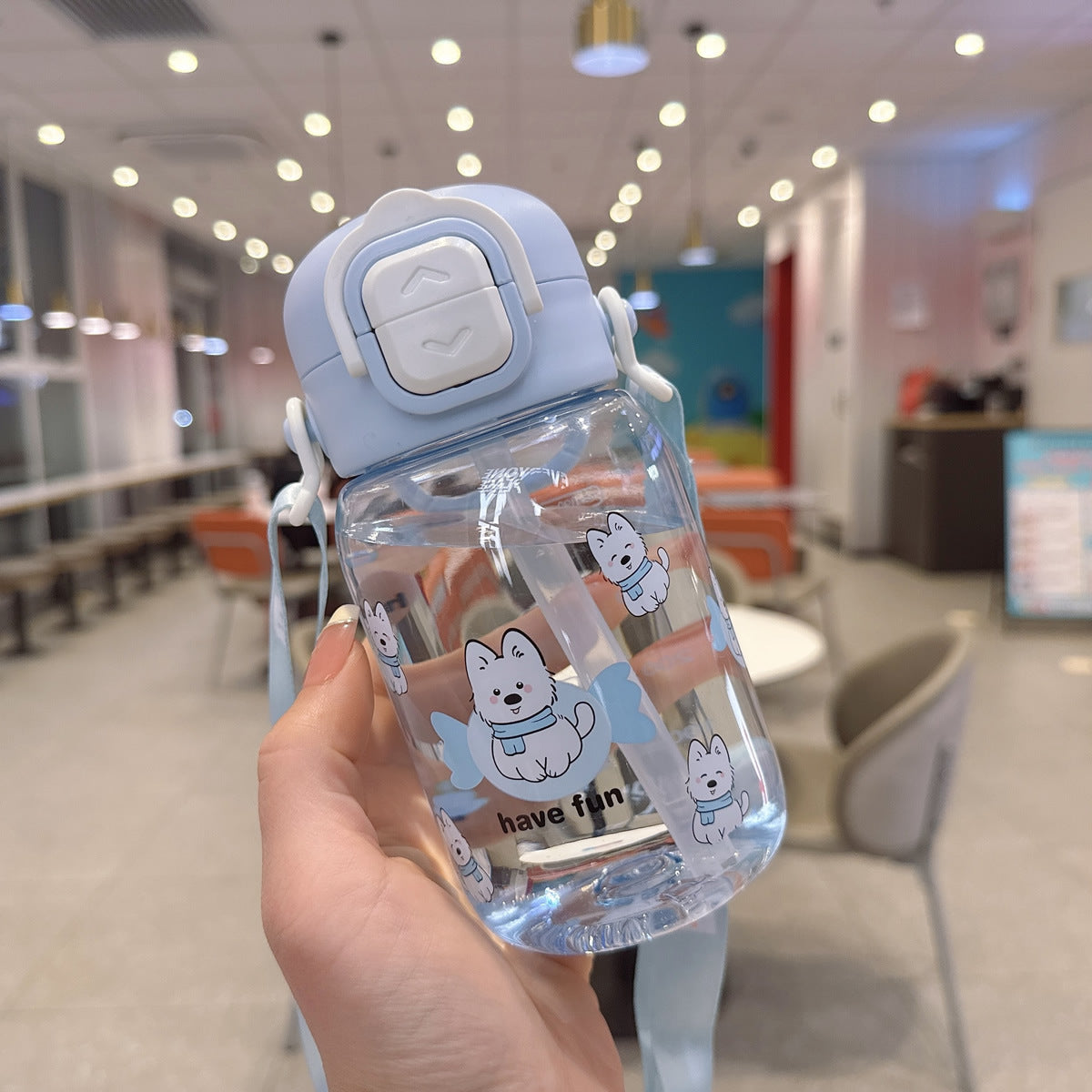 Damen Kreative Trinkflasche mit ergonomischem Deckel Brehn
