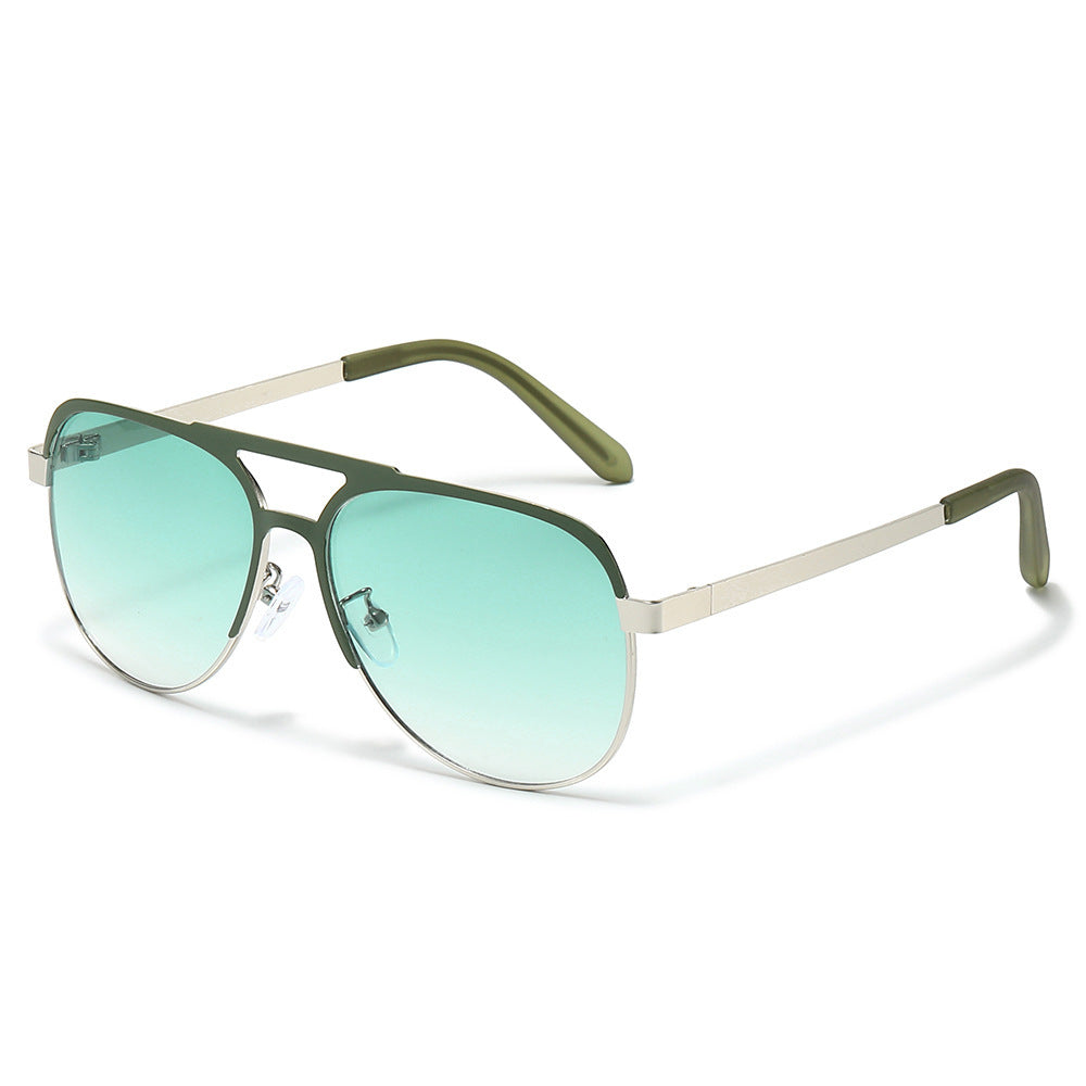 Luxuriöse Metallrahmen Aviator Sonnenbrille Brehn