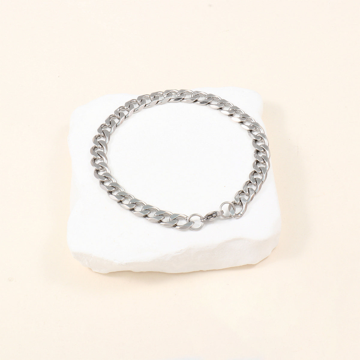 Fette Curb-Link-Kettenhalskette Brehn