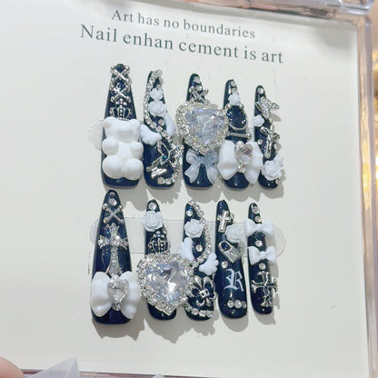 Aufwendiges 3D Nagelkunst Set