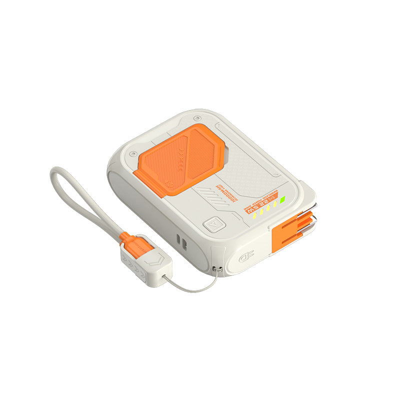 Multifunktionale Powerbank mit Integriertem Ladekabel Brehn