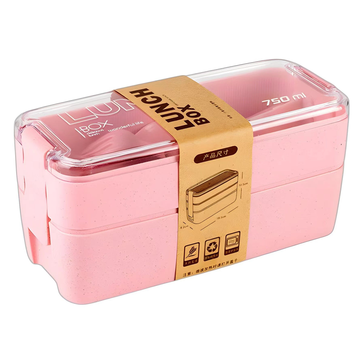 Mehrfachfach Eco-Friendly Lunch Box