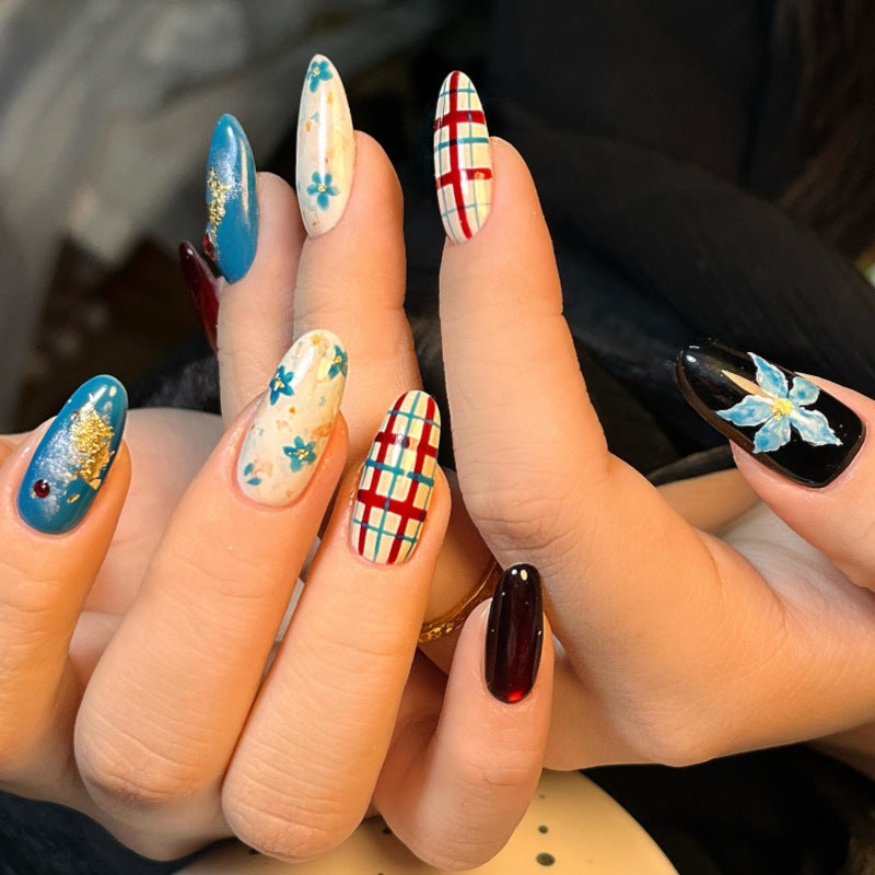 Tierisch inspiriertes Press-On-Nagelkunst-Set Brehn