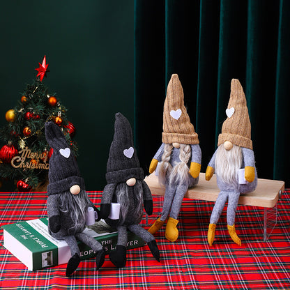 Dekorative Weihnachtsgnom Figur Brehn