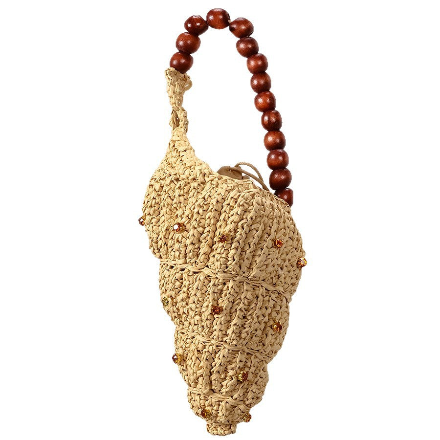 Künstlerische Schaleneform-Handtasche