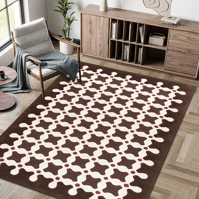 Geometrisch gemusterter Teppich
