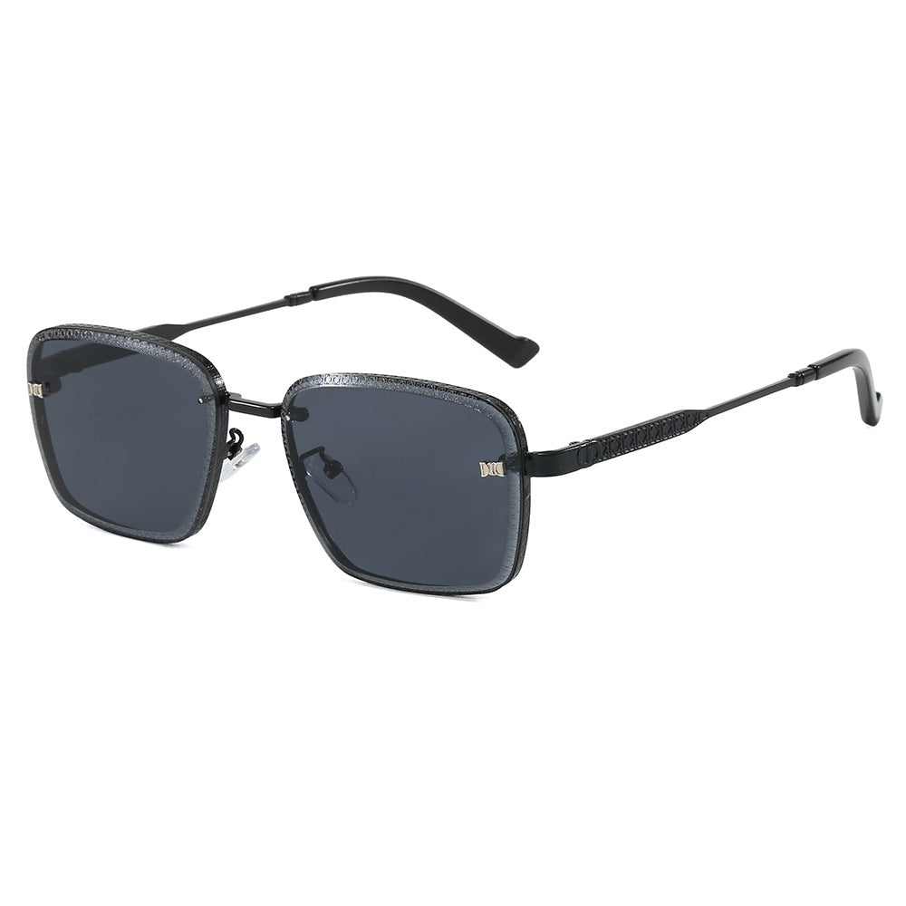 Damen Modische quadratische Sonnenbrille mit luxuriösen Details Brehn