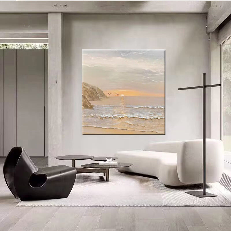Küsten Sonnenaufgang Wandkunst