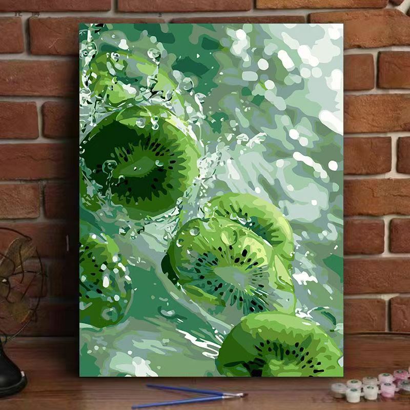 Vibrante Zitrus-inspirierte Wandkunst Brehn