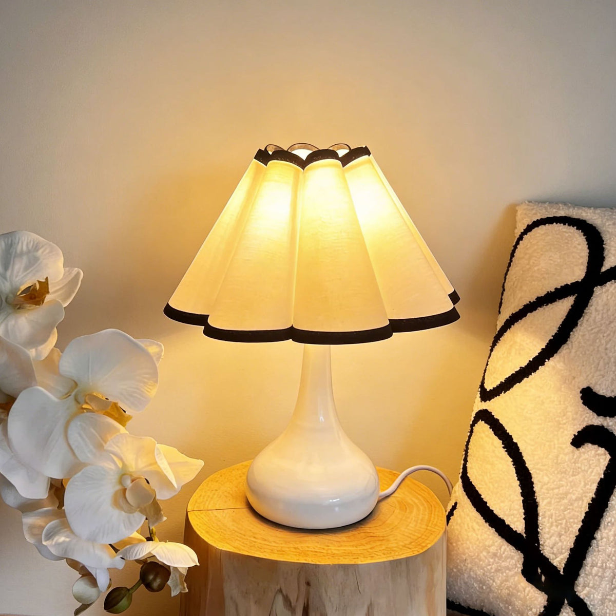 Dekorative Tischlampe