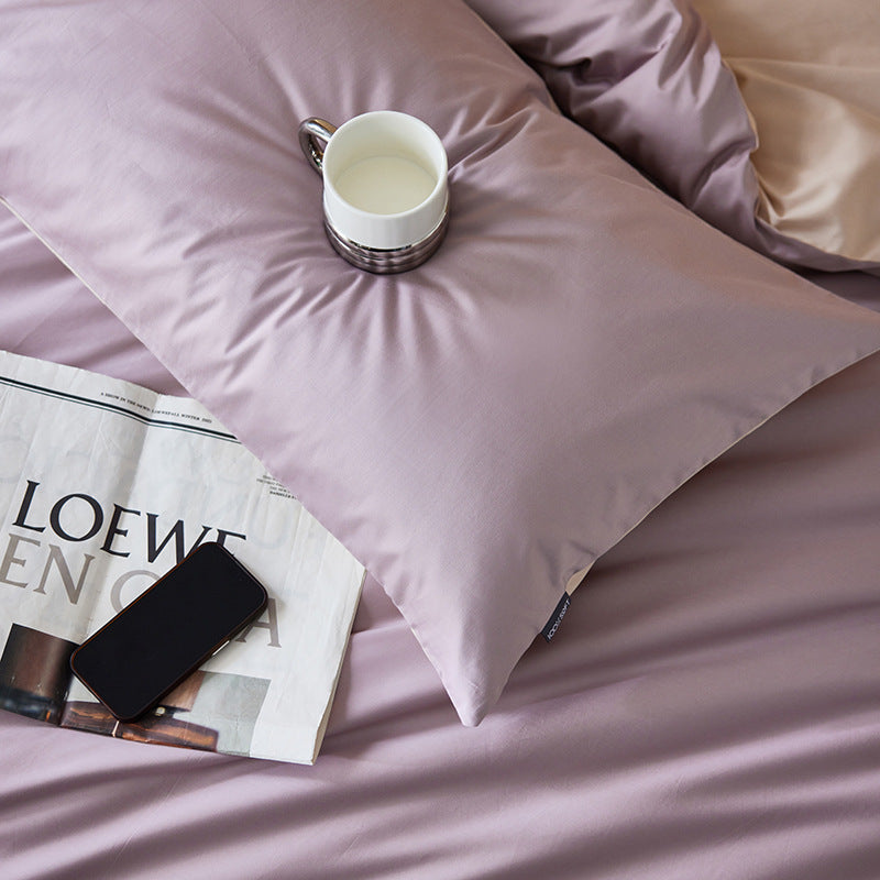 Luxuriöse Glatte Satin Bettwäsche Kollektion