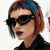 Damen extravagante Mode-Sonnenbrille mit einzigartigem Spikes-Design Brehn