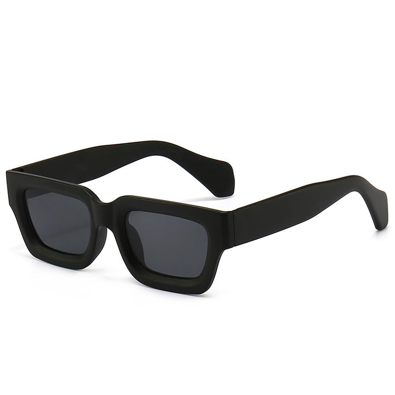 Damen trendige Sonnenbrille mit robustem und transparentem Rahmen Brehn