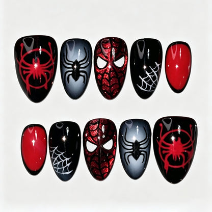 Superhelden-Themen Druck-Nagelkunst Set