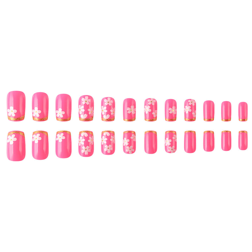 Blumen Gel Nagelkunst Design Brehn