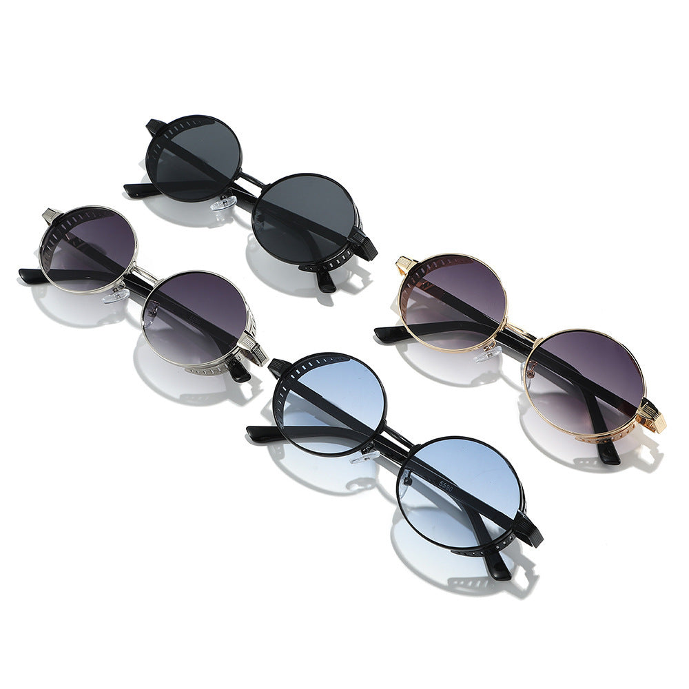 Ultra-moderne runde Rahmen Sonnenbrille Brehn