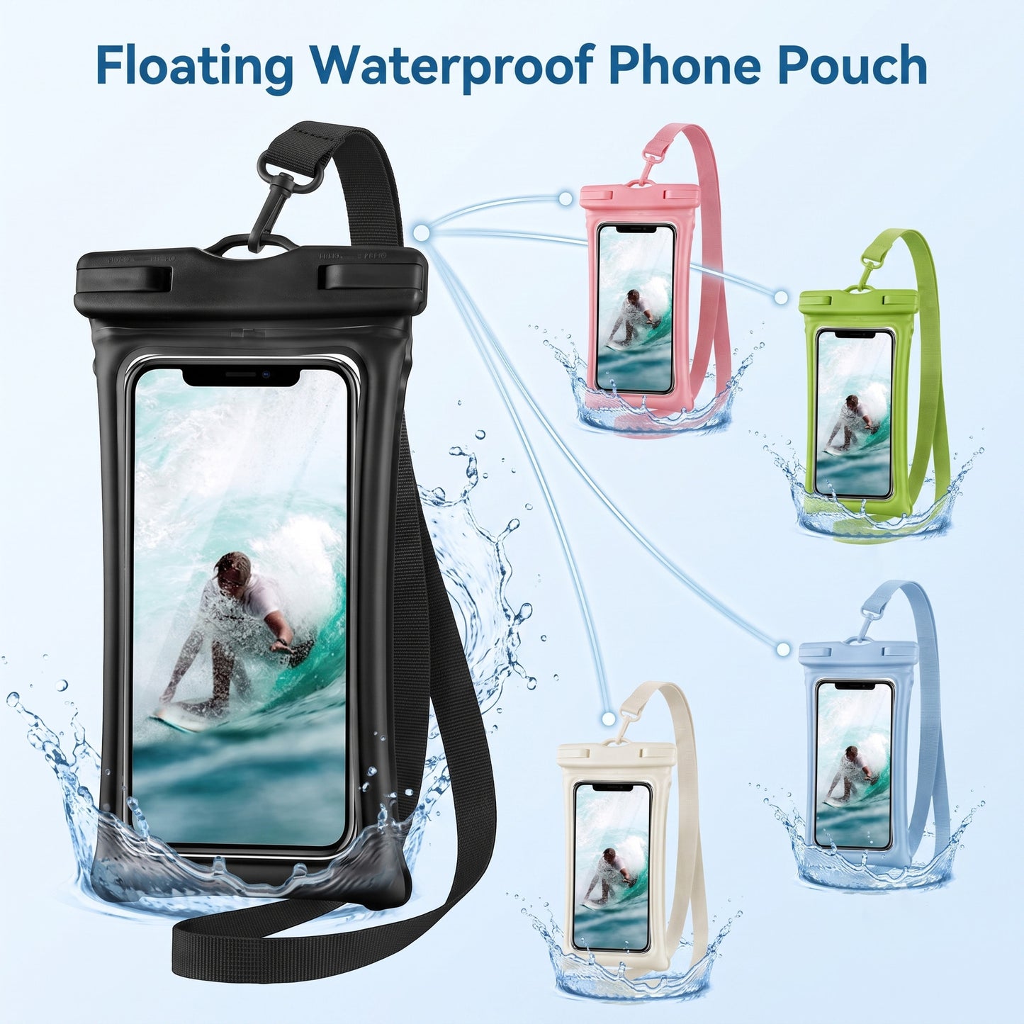 Wasserdichte Smartphone-Halterung mit Trageband Brehn