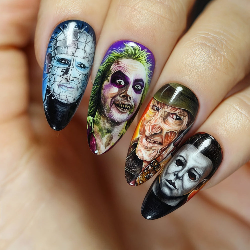 Kreative Halloween Kunstnägel Set Brehn