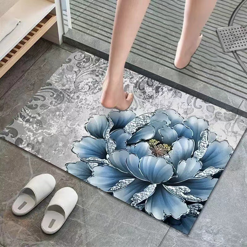Blumenmuster Badematte Brehn