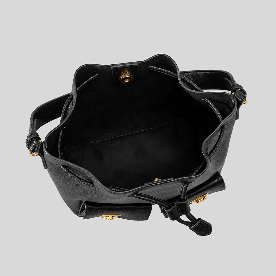 Leder Eimer Tasche