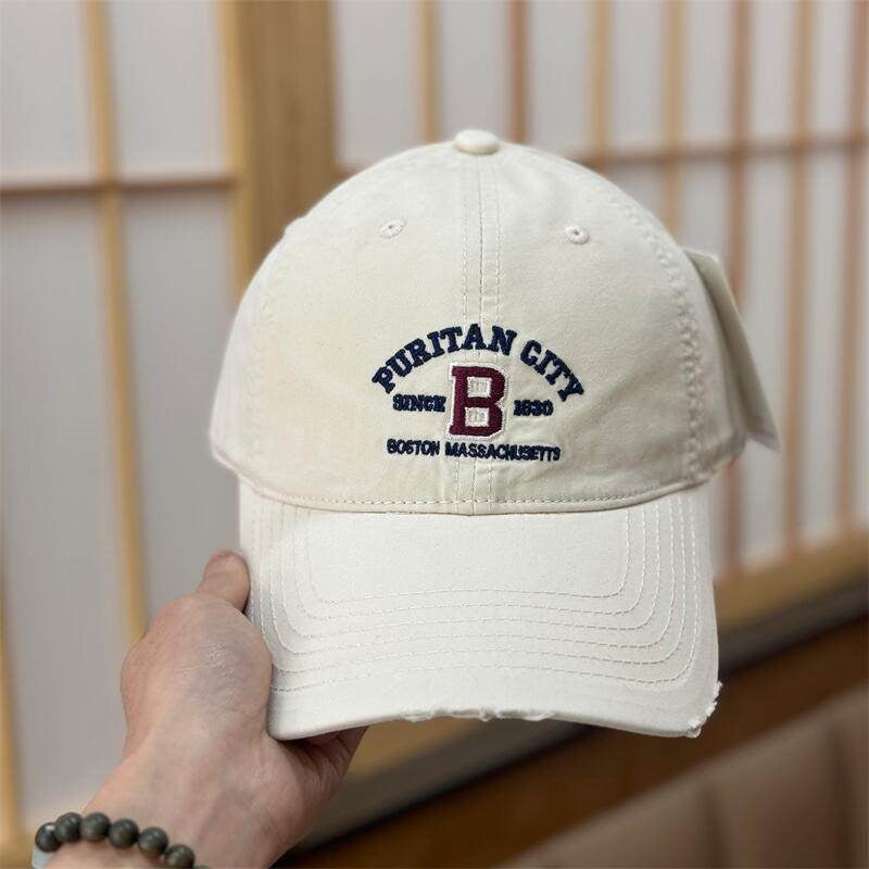 Vintage Damen Distrikt Bestickte Baseballmütze Brehn