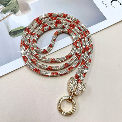 Rhinestone-besetzte Telefon-Lanyard Brehn