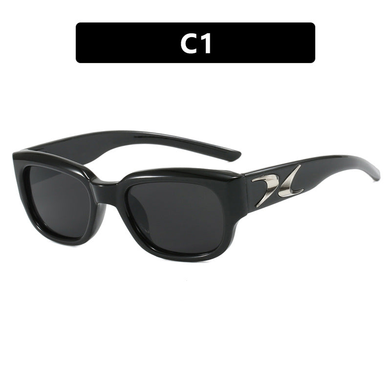 Damen stylische Sonnenbrille mit robustem Rahmen und UV-Schutz Brehn