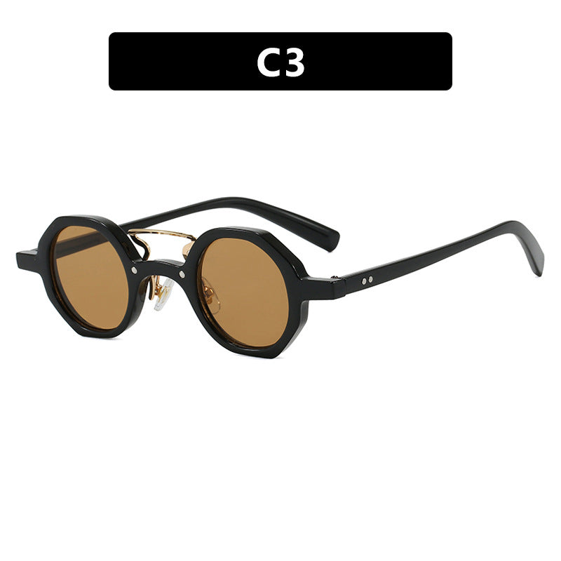 Damen stilvolle Sonnenbrille im einzigartigen achteckigen Design Brehn