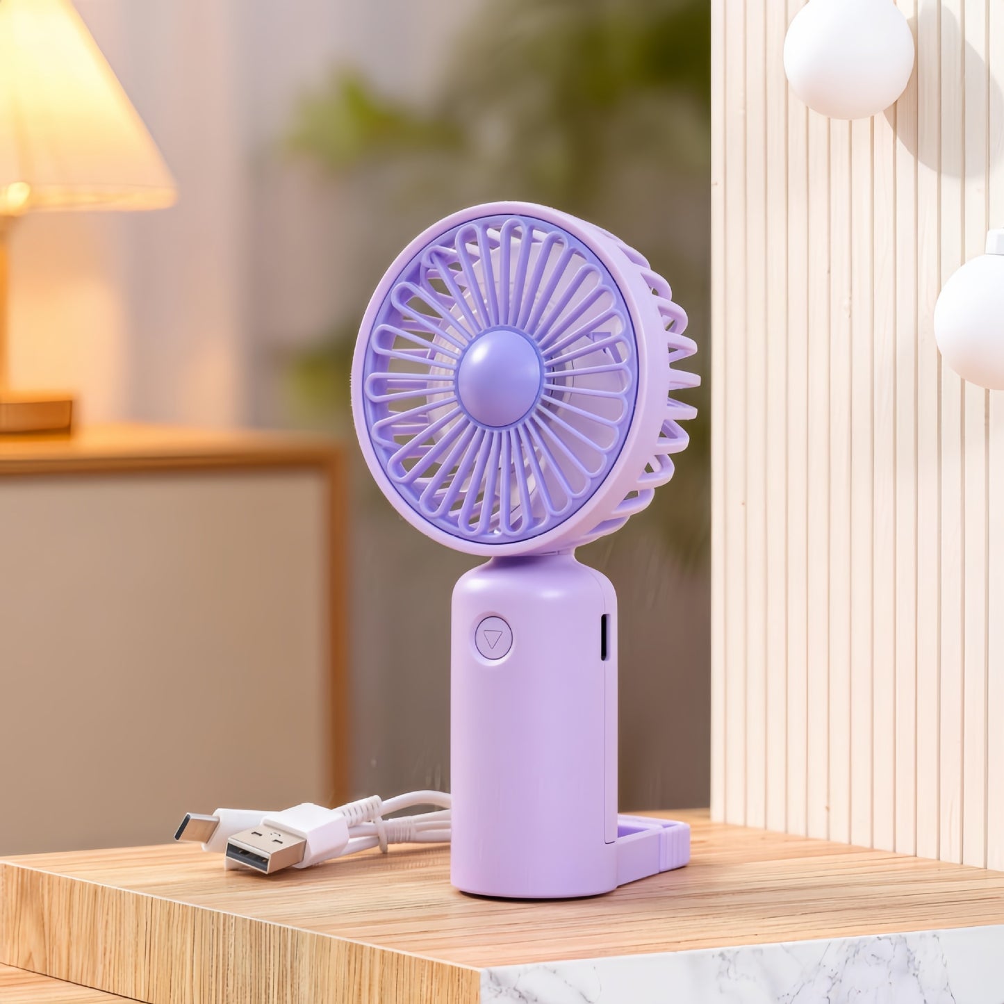 Damen Tragbarer Handventilator mit USB-C-Anschluss und innovativem Design Brehn