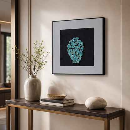 Texturierte dekorative Wandkunst für Zuhause