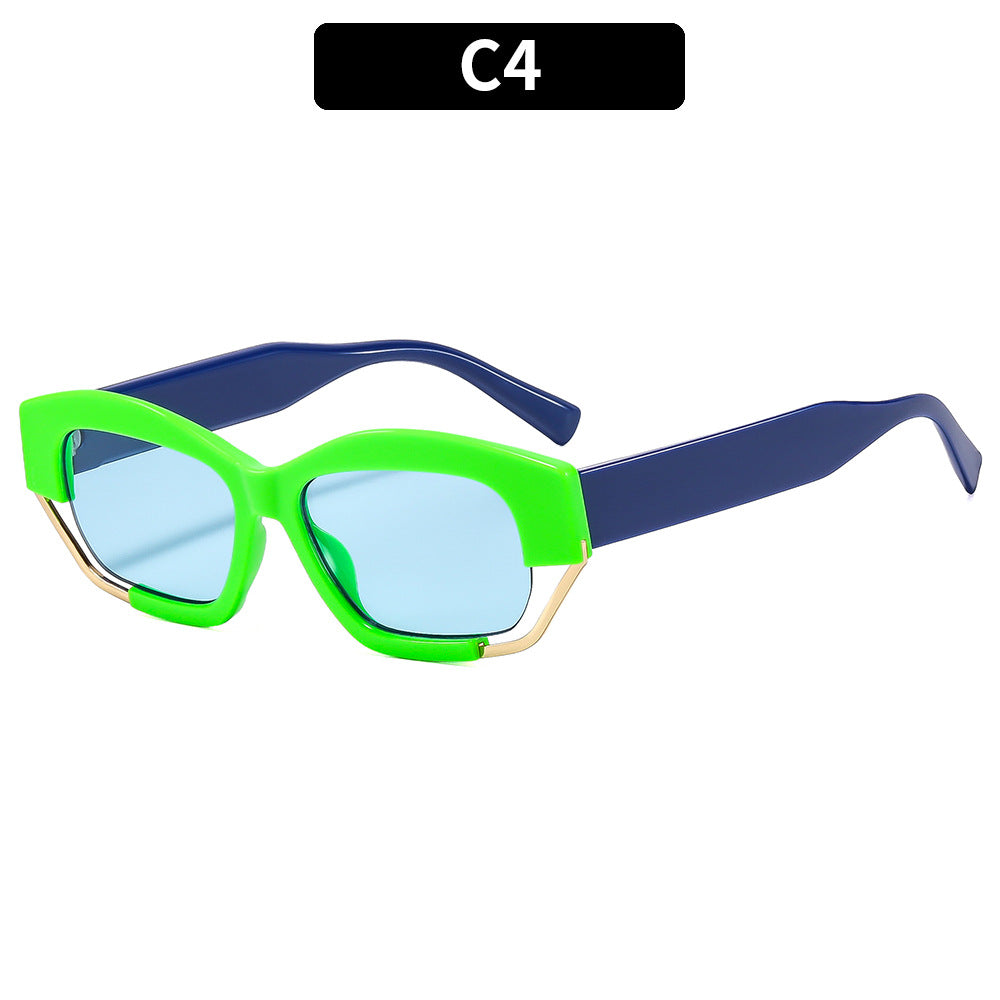 Designer Geometrische Rahmen Sonnenbrille