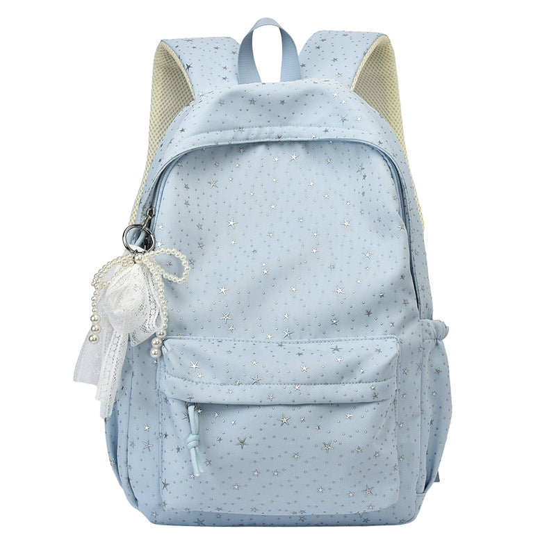 Eleganter Rucksack mit Glitzernden Sternen und Praktischen Fächern Brehn