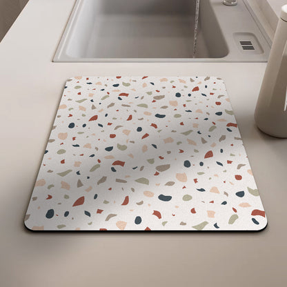 Künstlerische Terrazzo-Muster Küchenmatte Brehn