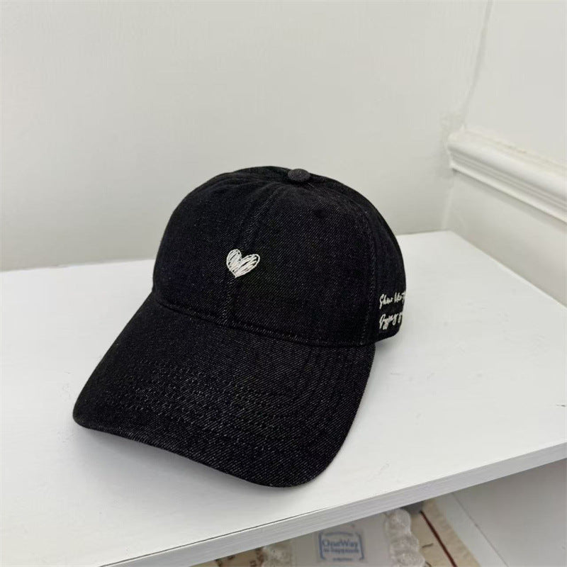 Damen Freizeit bestickte Denim Baseballmütze Brehn