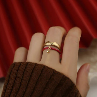Süßes Tierpfoten-Ring-Set Brehn
