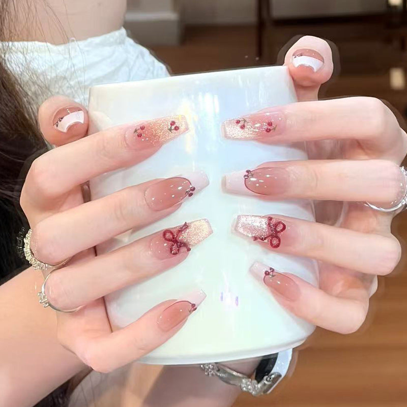 Dekorative Glitzernde Press-On Nail Tips Brehn