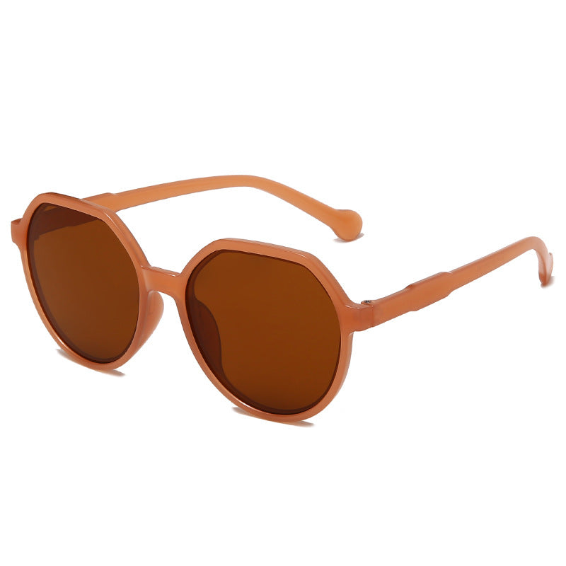 Damen modische Sonnenbrille mit markantem Achteck-Design Brehn