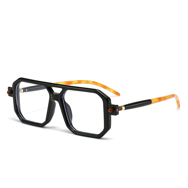 Damen oversized rechteckige Brille Brehn