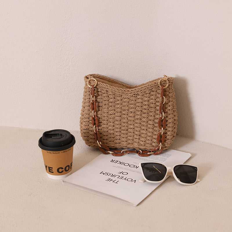 Damen Handtasche mit elegantem Kettenhenkel Brehn